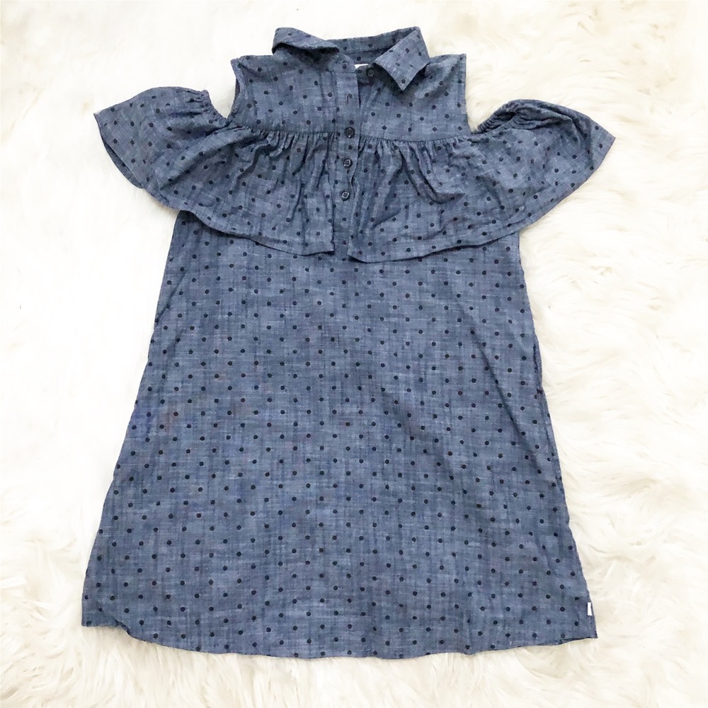 KATE SPADE Girls Chambray Dress Size 10